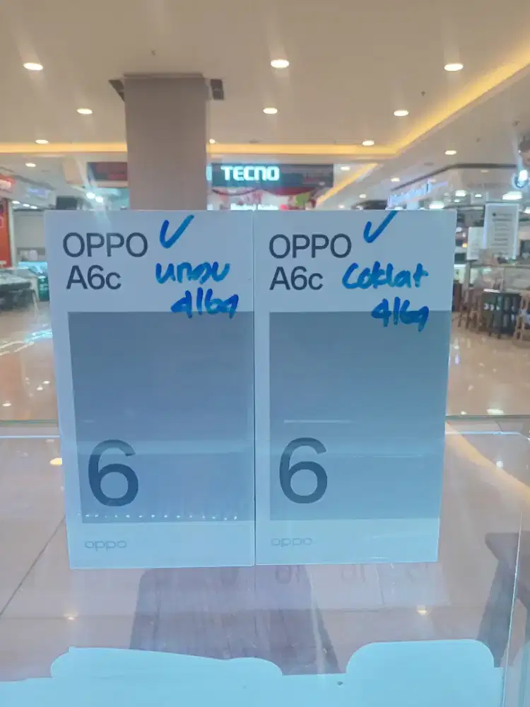 Oppo A6c 4/64 garansi resmi.