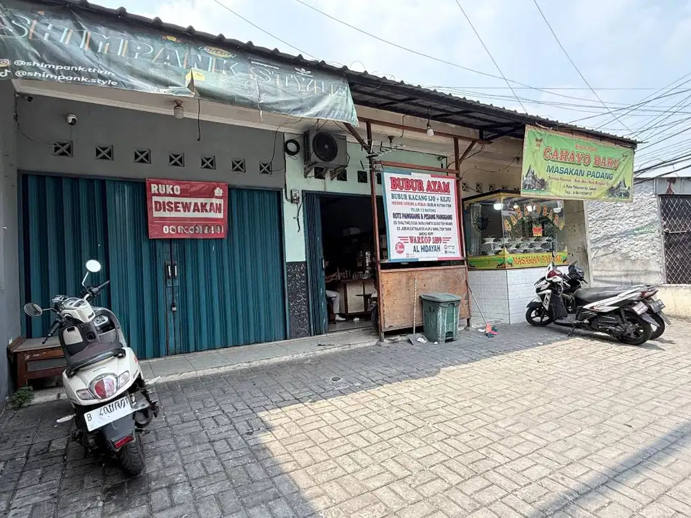 Disewakan RUKO Lokasi Strategis