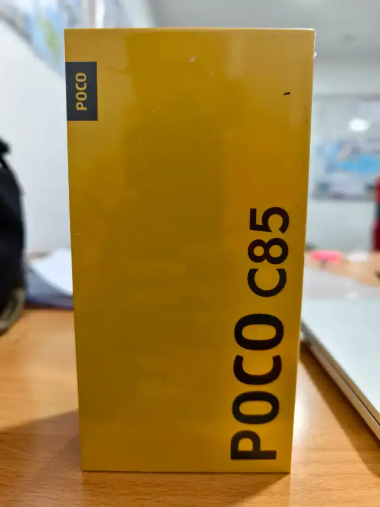 HP Poco C85 Hitam  Black 6 GB 128 GB New Misb Segel