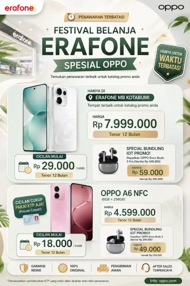 FESTIVAL BELANJA ERAFONE – SPESIAL OPPO