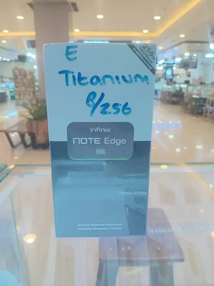 Infinix note edge 8/256 garansi resmi.