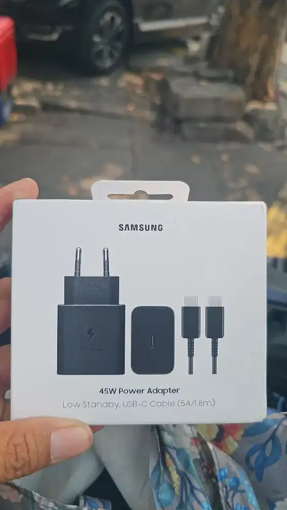 Charger Samsung 45 watt  kabel 1.8m