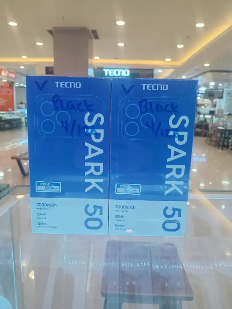 Tecno spark 50 4/128 garansi resmi.
