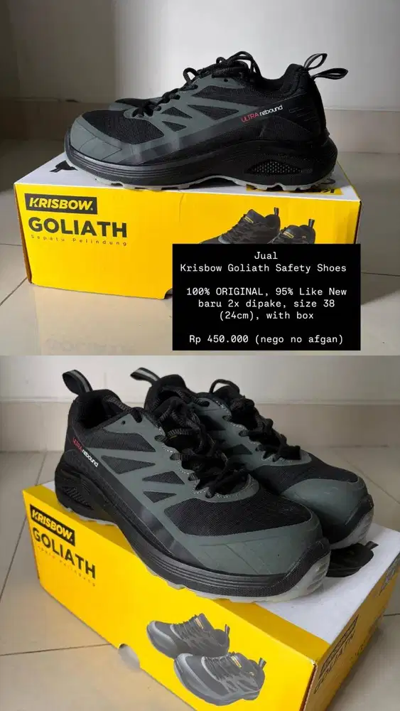 Krisbow Gladiator Sepatu Safety Kitchen V2 Protective Footwear