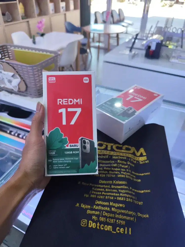 Redmi 17 4+4/128 segel garansi resmi