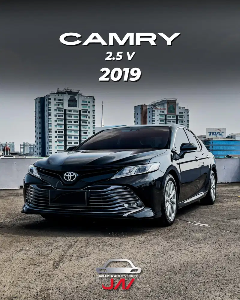 TOYOTA CAMRY 2.5 V 2019 / LOW ODO / LIKE NEW / MINT CONDITION