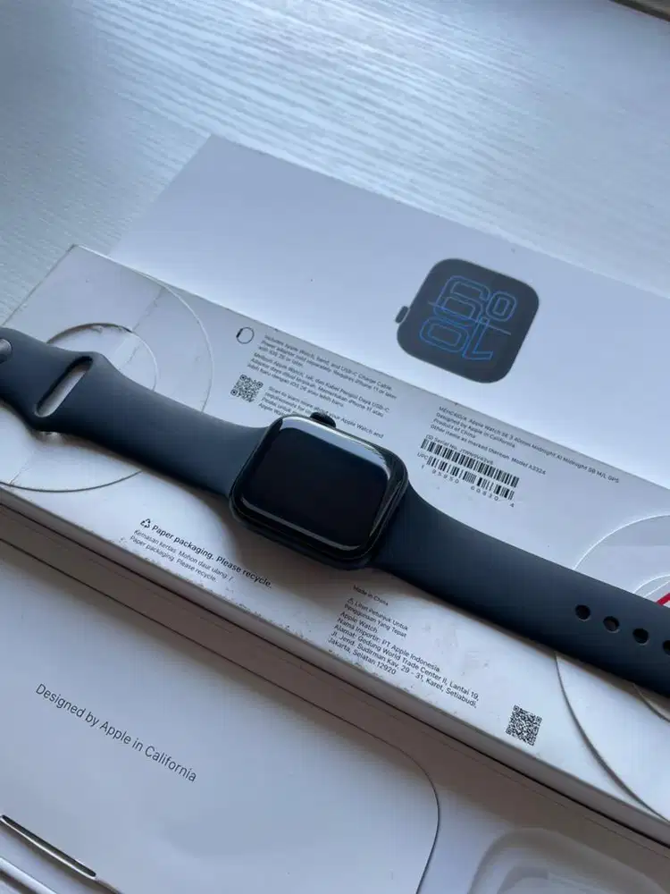 iwatch apple watch SE gen 3 40mm garansi resmi ibox aktif like new