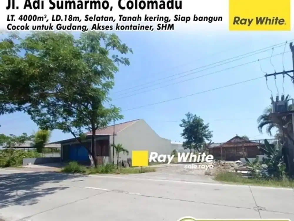 Dijual Tanah Jl. Adi Sumarmo