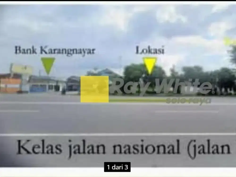 Dijual Tanah Jl. Lawu-Karanganyar, Karanganyar