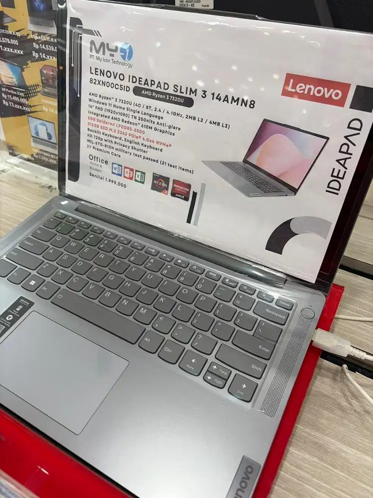 Kredit Laptop Lenovo Ryzen 3 7320U 512GB Bebas 2x Cicilan