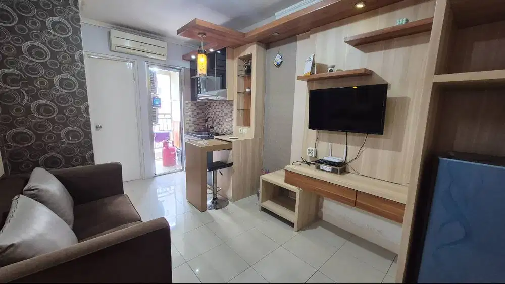 DISEWAKAN Apartemen Kalibata, Tower MAWAR 2 Kamar Full Furnished Lt 12