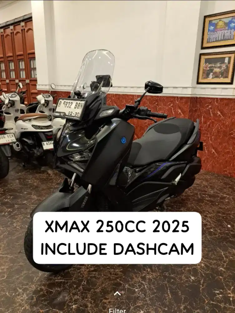 DP PROMO XMAX 250CC CONECTED 2025 INCLUDE DASHCAM 6JUTAAN /BISA KREDIT