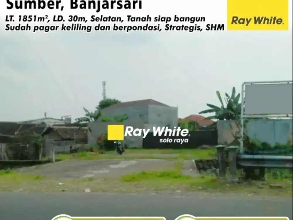 Dijual Tanah Sumber, Banjarsari