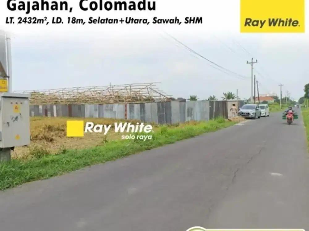 Dijual Tanah Gajahan, Colomadu