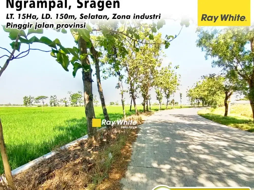 Dijual Tanah Ngrampal, Sragen