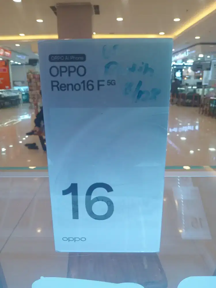 Oppo reno16f 5g 8/128 garansi resmi.