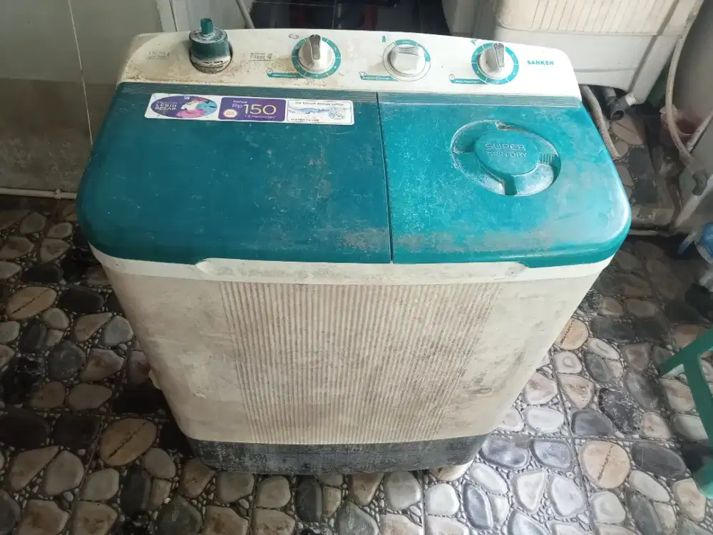 Dijual Mesin cuci 2 tabung sanken