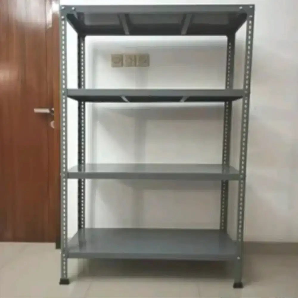 Dijual rak besi siku 4 ambalan/tingkat