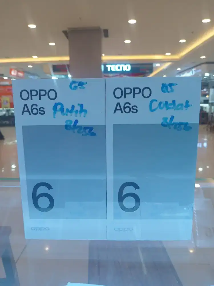 Oppo a6s 8/256 garansi resmi.