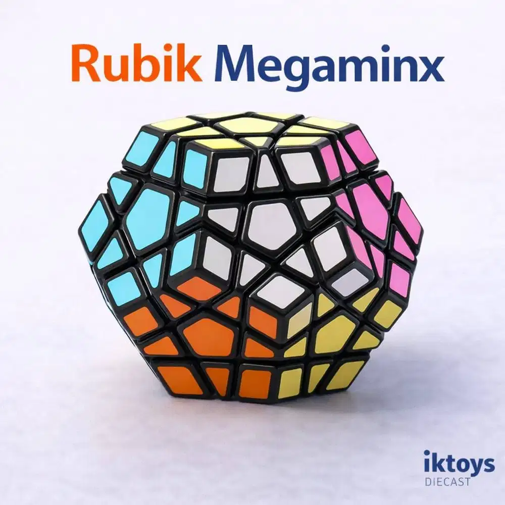Rubik Megaminx Yongjun Original Black Base Speedcube Licin Anti Macet
