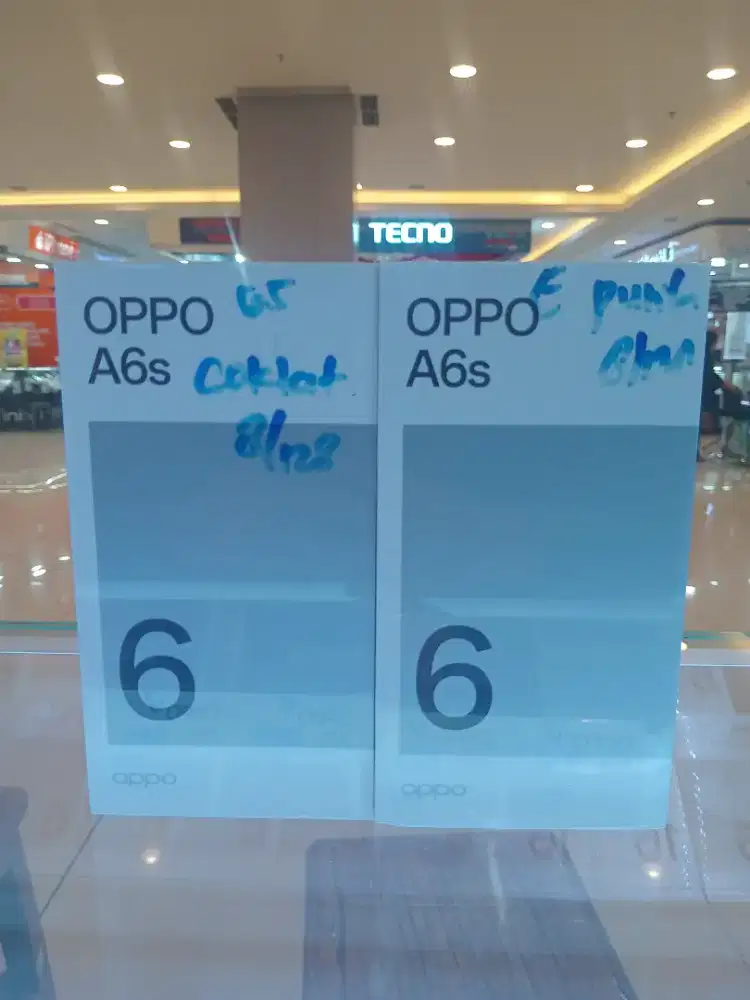 Oppo a6s 8/128 garansi resmi.