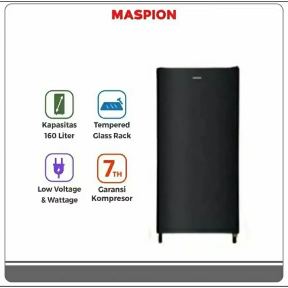 Kulkas 1 pintu Maspion