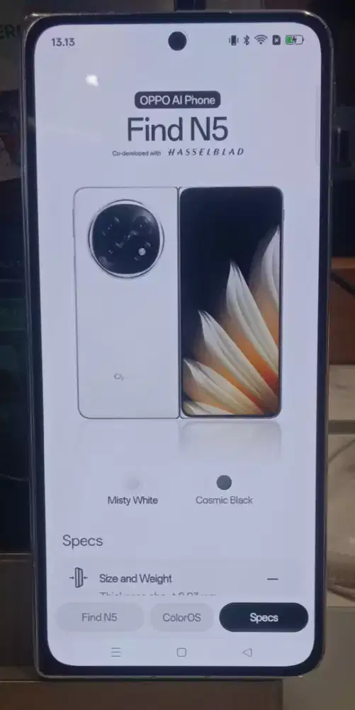 Oppo Find N5 16/512 Misty White