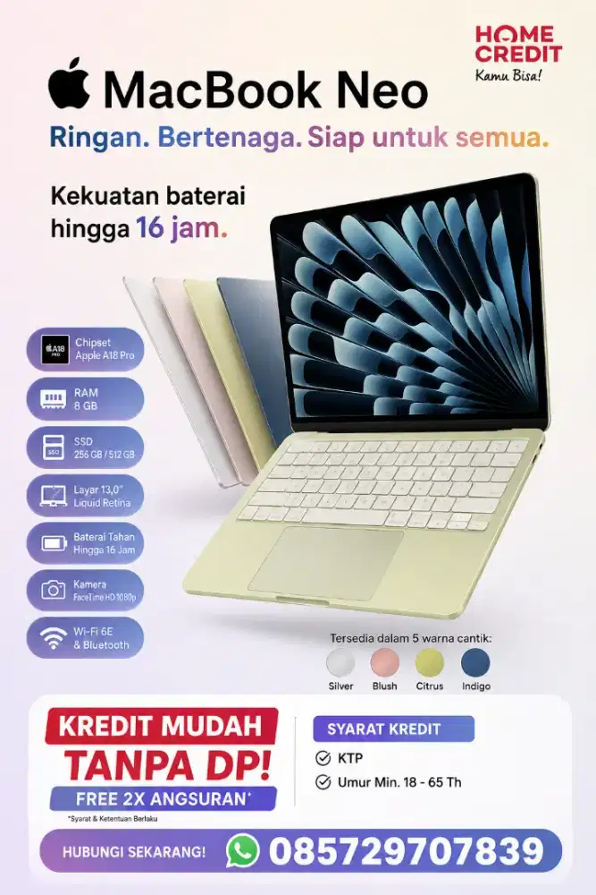MACBOOK NEO KREDIT TANPA DP