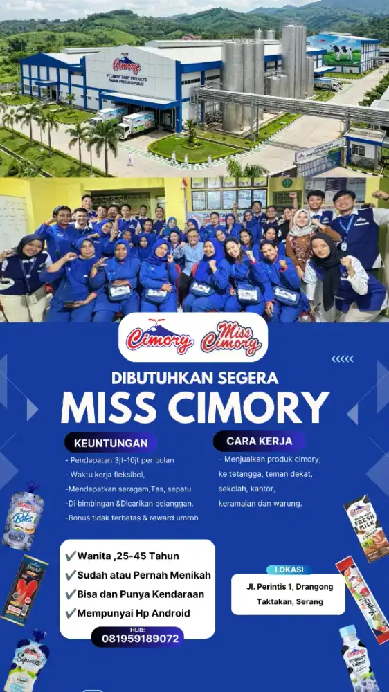 Lowongan Kerja Miss Cimory