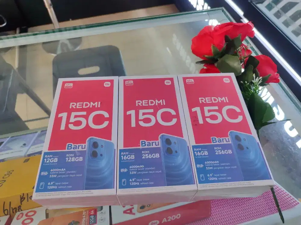 REDMI 15C 6/128GB Garansi resmi