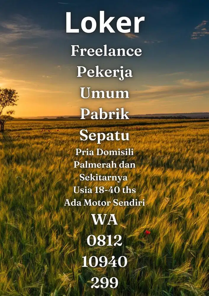 Loker Pekerja umum