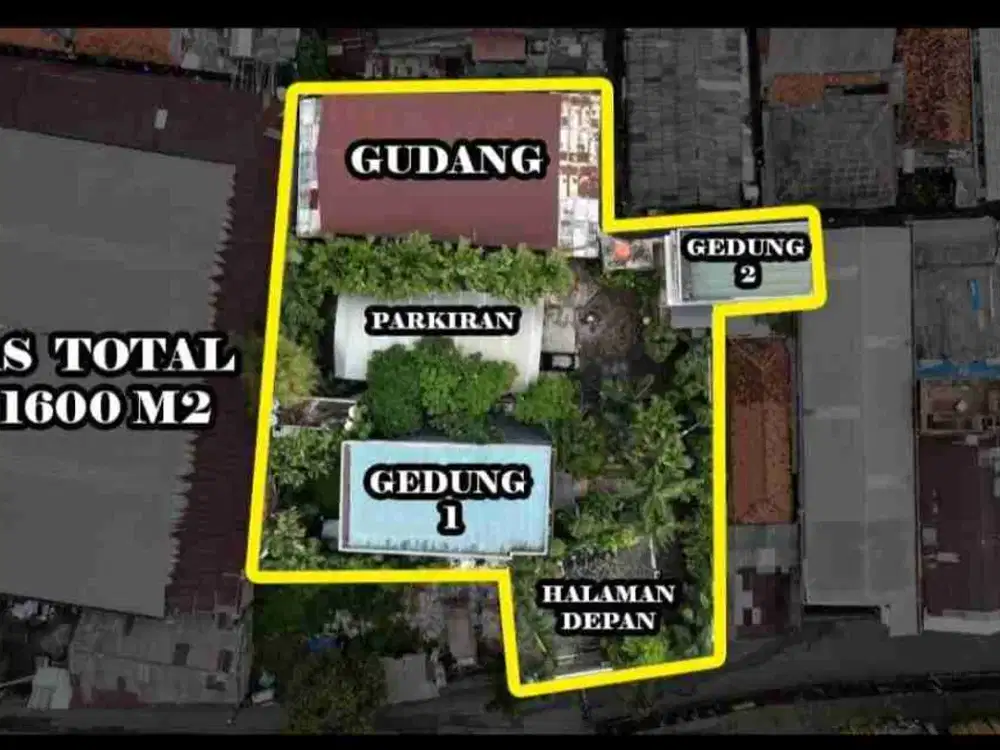 Dijual Gedung & Gudang di Jalan Raya Bekasi - Jatinegara - Cakung - Jakarta Timur