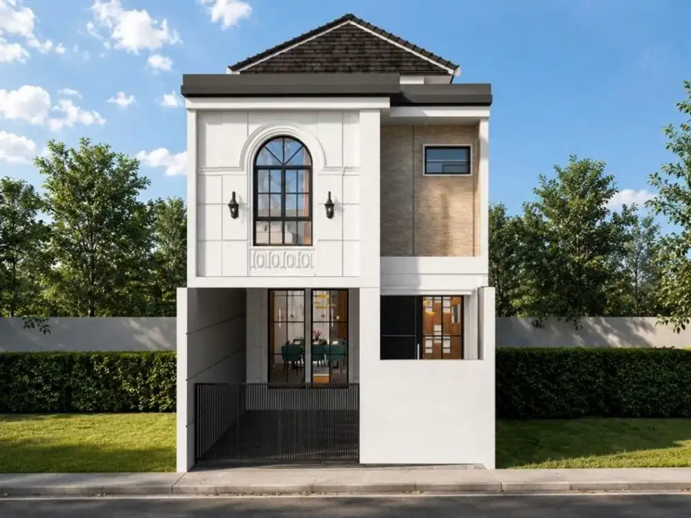 Rumah Modern 3 Kamar 2 Lantai Dijual di Kebo Iwa, Denpasar Barat