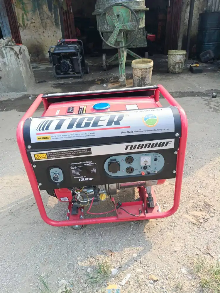 Jual Mesin Genset Tiger 5500WATT Kondisi Gress