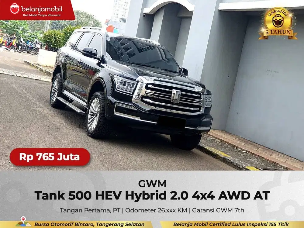 [ 4x4 ] GWM Tank 500 HEV Hybrid 2.0 AWD AT 2024/2025