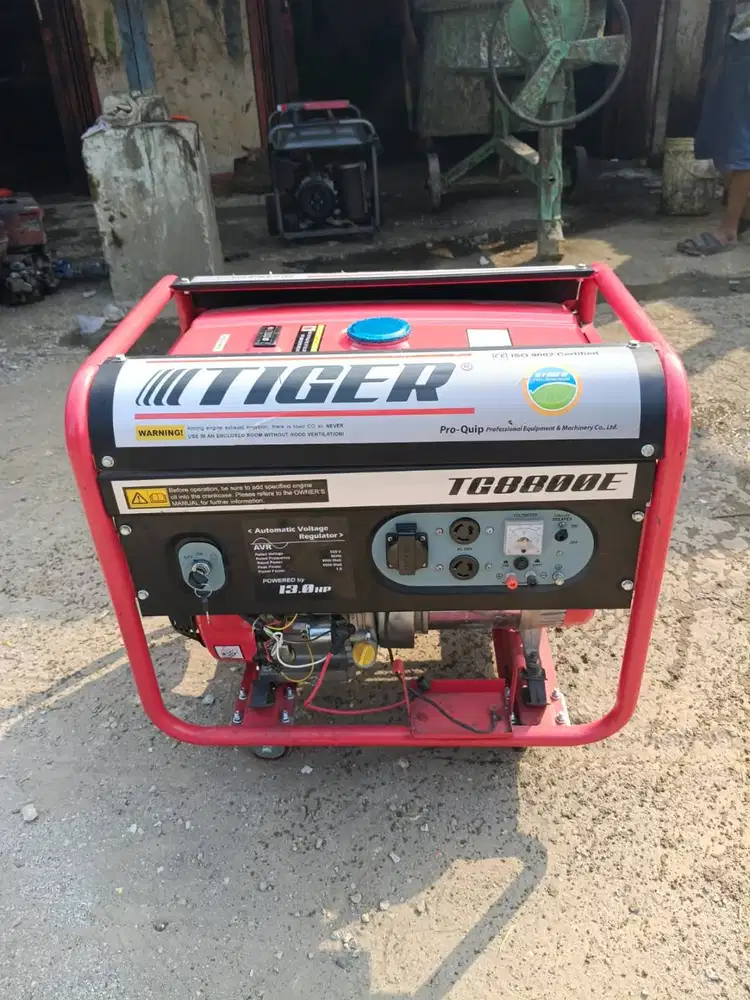 Jual Mesin Genset Tiger 5500WATT Kondisi Mulus Siap Pakai