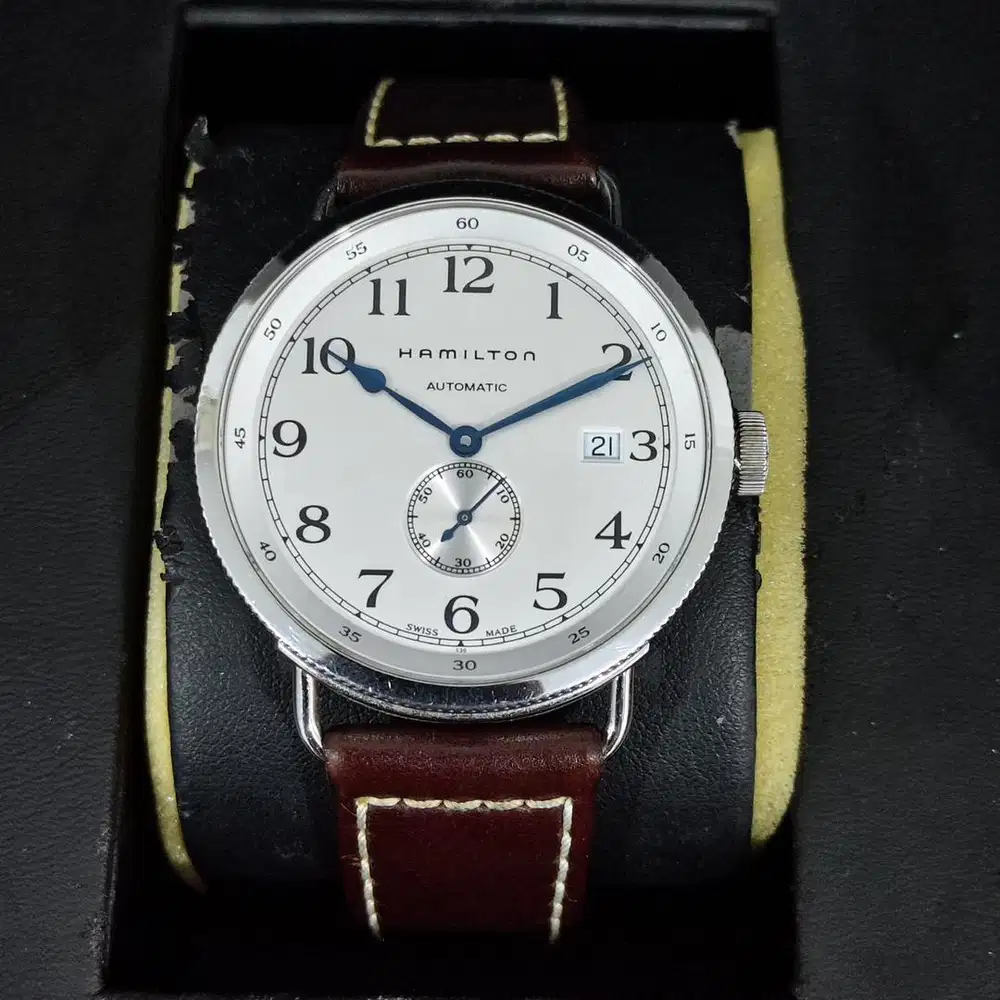 Hamilton Khaki Navy Pioneer H784650 Small Second Auto Date Watch