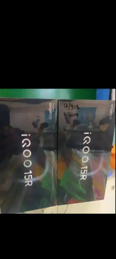 Vivo iqoo 15R ram 12gb 5G dan8/256 garansi resmi
