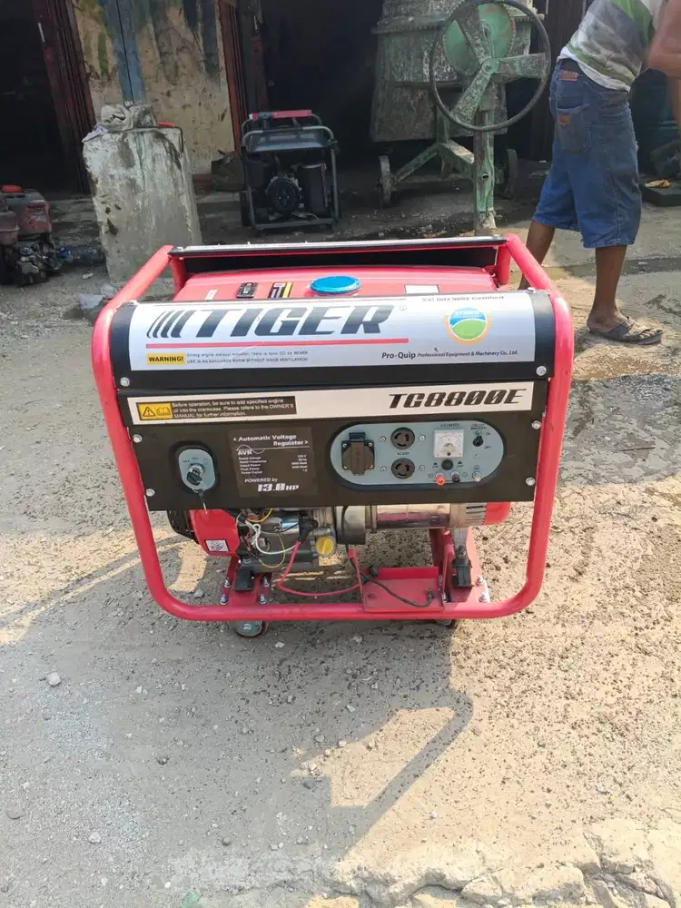 Jual Mesin Generator Set Tiger 5500WATT Termurah