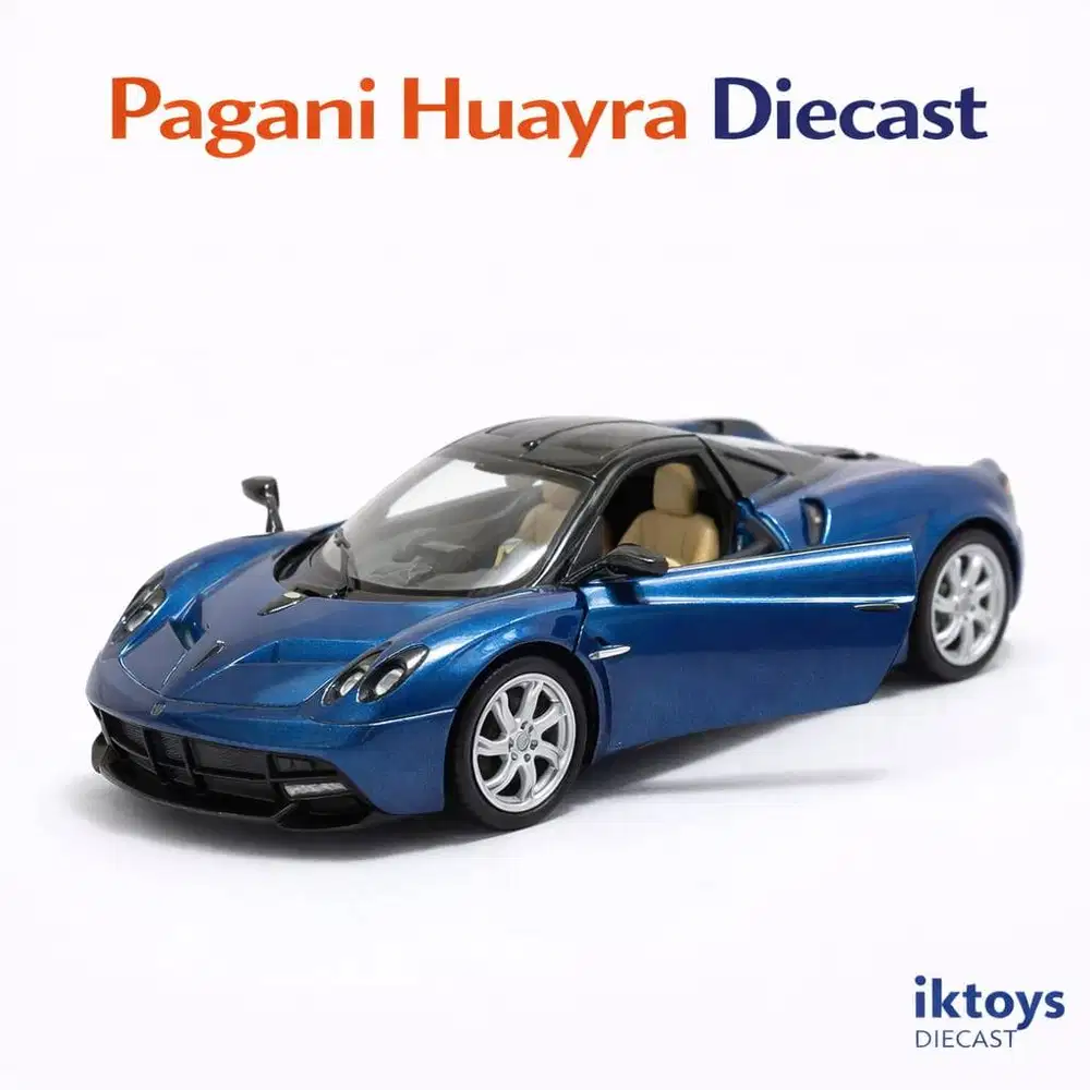 Diecast Mobil Pagani Huayra 1:36 Welly | Mainan Mobil Anak Bisa Buka P