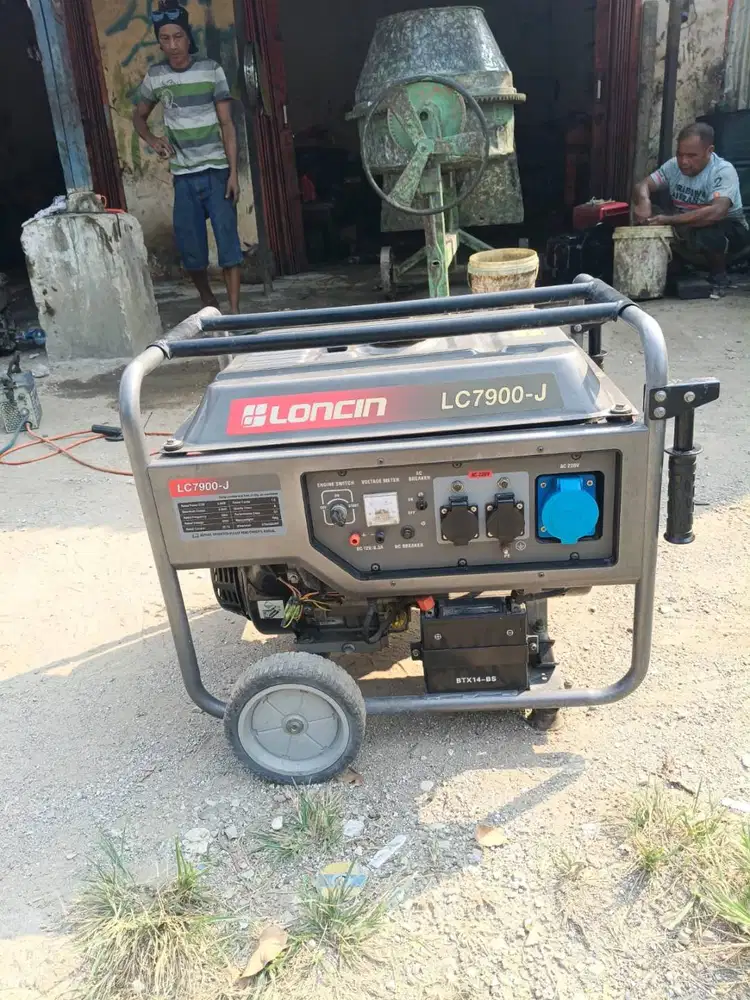 Jual Mesin Genset Loncin 5500WATT Mulus Siap Kerja