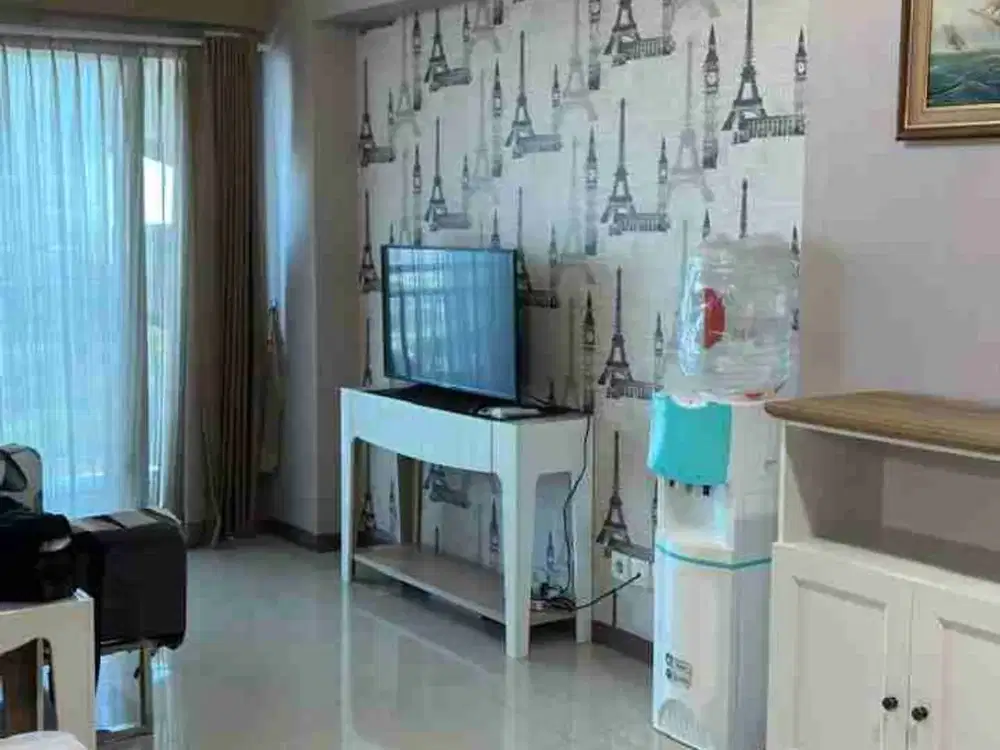 Disewakan Apartemen Orchard Full Furnished Lantai 7 2 BR ada AC 3 view pool langsung akses pakuwon mall