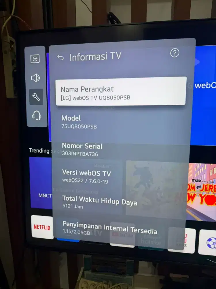Dijual TV LG 75 inch