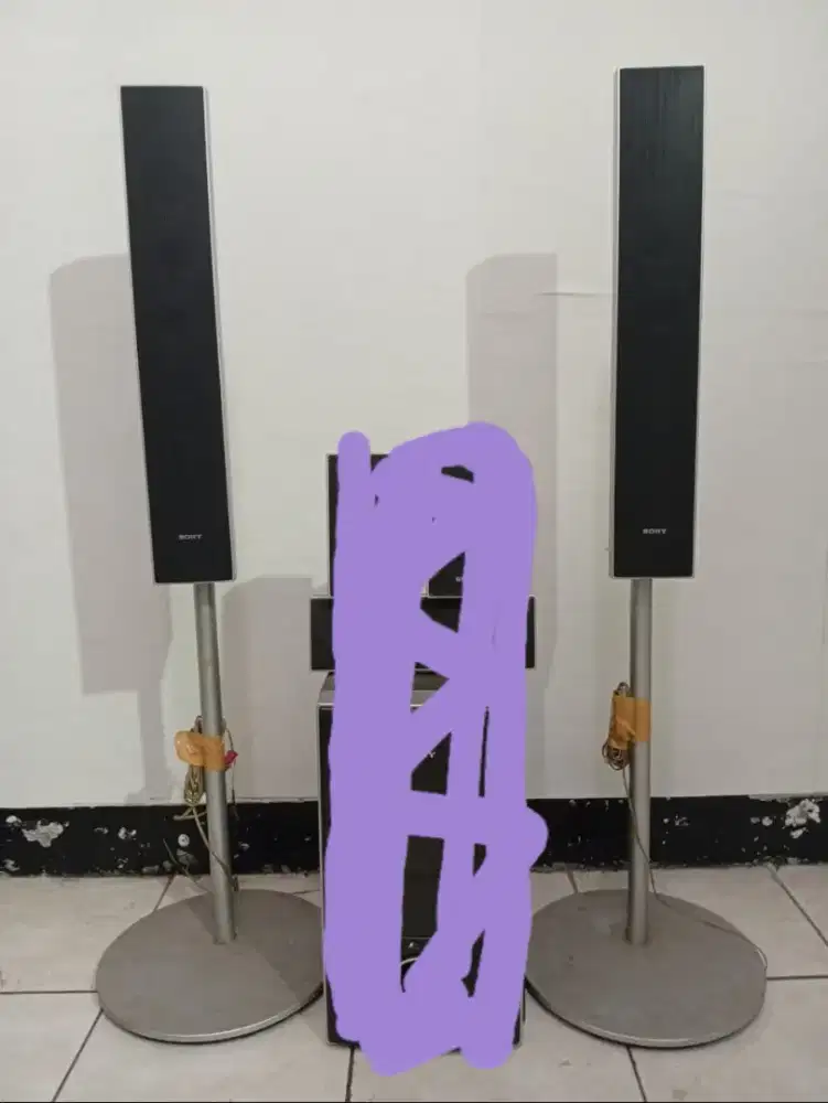 speaker tower pasif SONY original