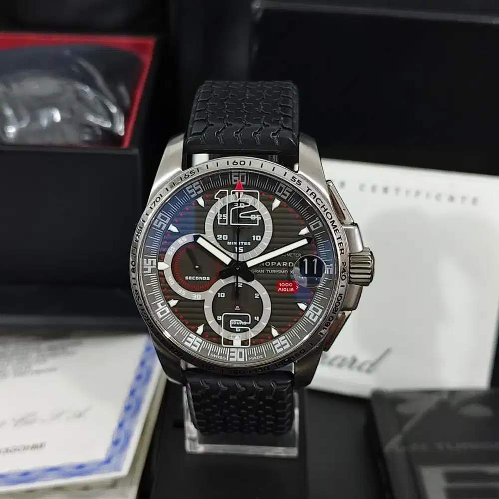 Chopard Mille Miglia GT XL Chrono Limited Edition Titanium 168459-3oo5