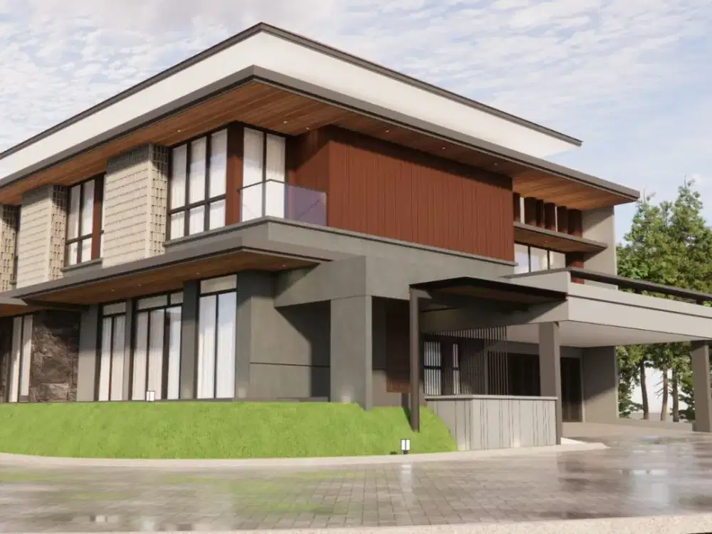 Dijual Rumah Mewah Brand New 3 lantai (Mezzanine)  di The Green BSD