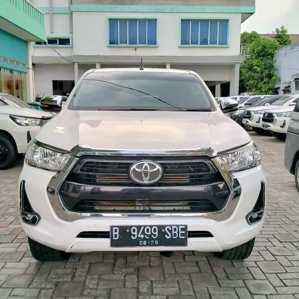 TOYOTA HILUX DC 2.4G M/T 4X4 2022 NIK 2021 PUTIH ORIGINAL NOPOL B JKT