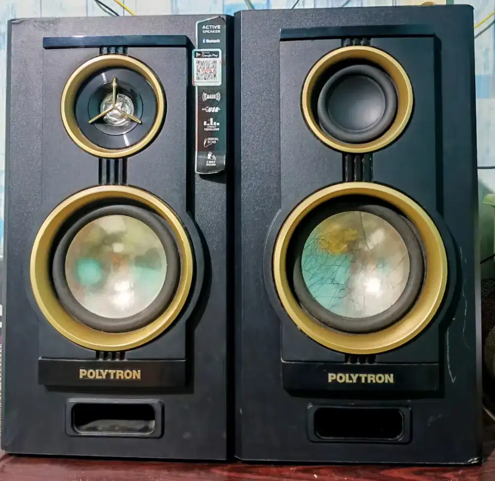 Dijual speaker aktif polytron pas 22