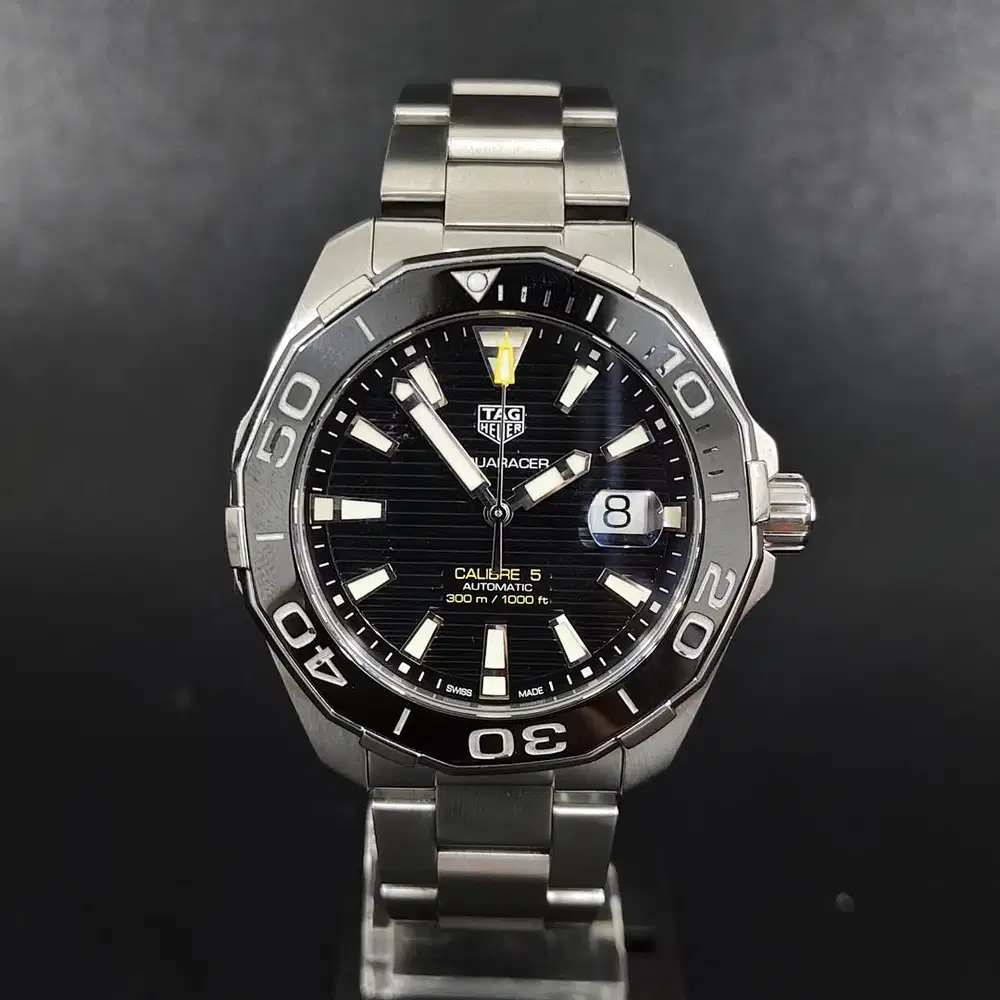 TAG Heuer Aquaracer 300M WAY201A 43mm Ceramic Bezel