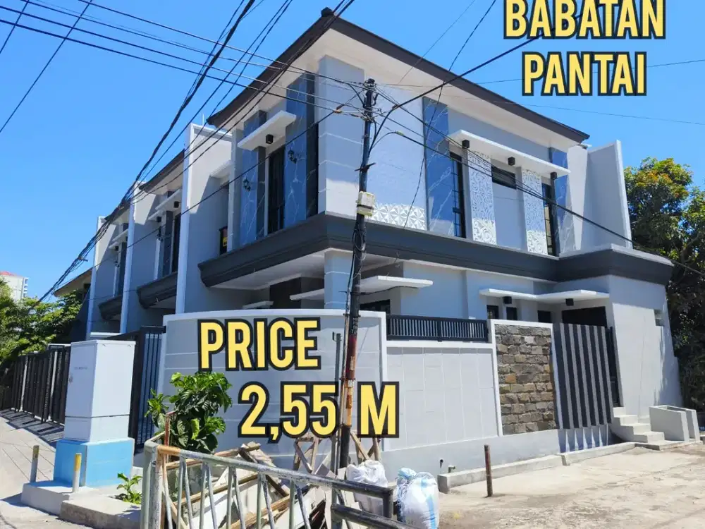 BARU GRESS RUMAH HOOK AMERICAN CLASSIC BABATAN PANTAI SURABAYA TIMUR. DEKAT KENJERAN, MULYOSARI, SUTOREJO, UNAIR, ITS, KERTAJAYA, DHARMAHUSADA, Dll